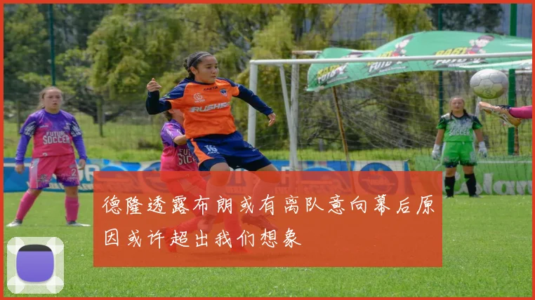 德隆透露布朗或有离队意向幕后原因或许超出我们想象